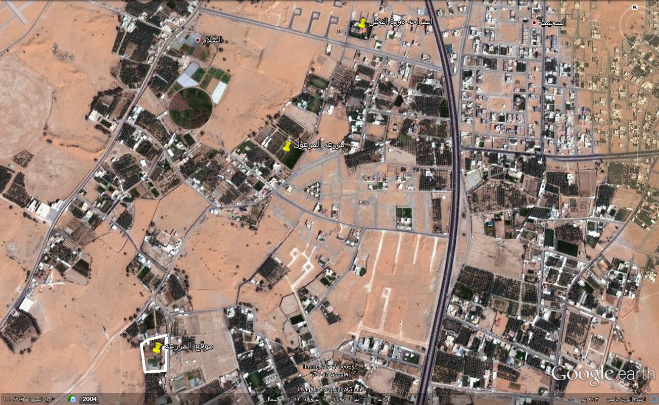للبيع مزرعه في جادة القلعه مساحه 12 الف